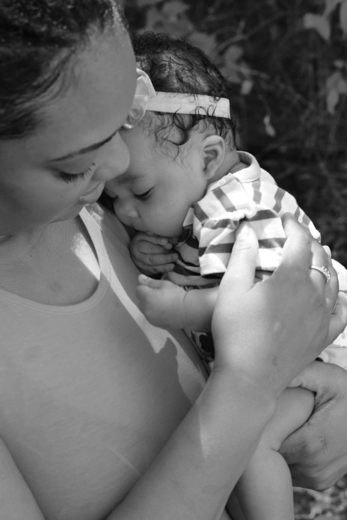Mom and baby at In My Shoes